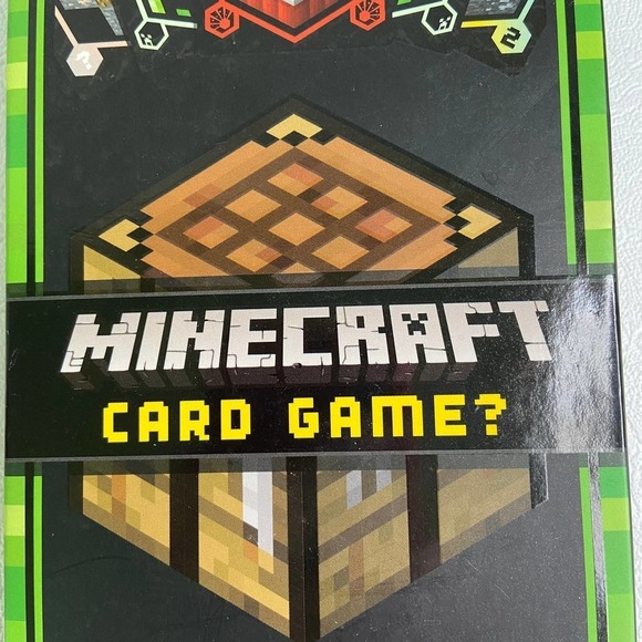 MATTEL Minecraft Card Game 2-4 Players Age 8 Up Open Box Complete Set - Picture 3 of 8